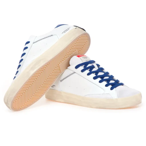 Sneaker Crime London "Distressed" in pelle e camoscio