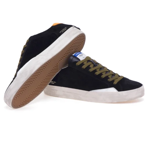 Sneaker Crime London "Distressed" in camoscio