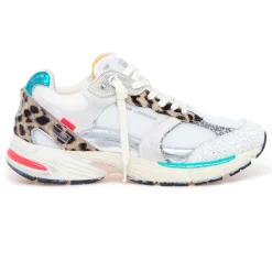 Sneaker Crime London Fugitive in tessuto e camoscio