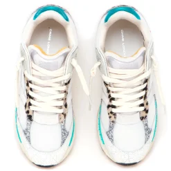 Sneaker Crime London Fugitive in tessuto e camoscio