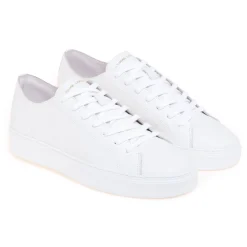Sneaker Crime London in pelle con taglio vivo