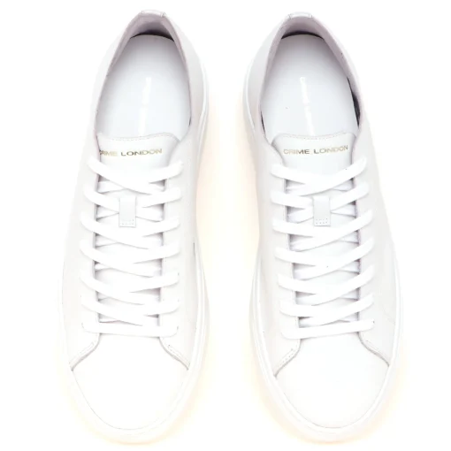Sneaker Crime London in pelle con taglio vivo