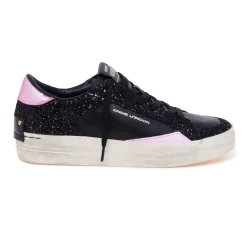 Sneaker Crime London "Skate Deluxe" in pelle e glitter
