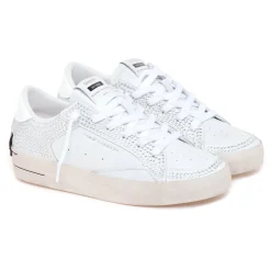 Sneaker Crime London Skate Deluxe in pelle con strass