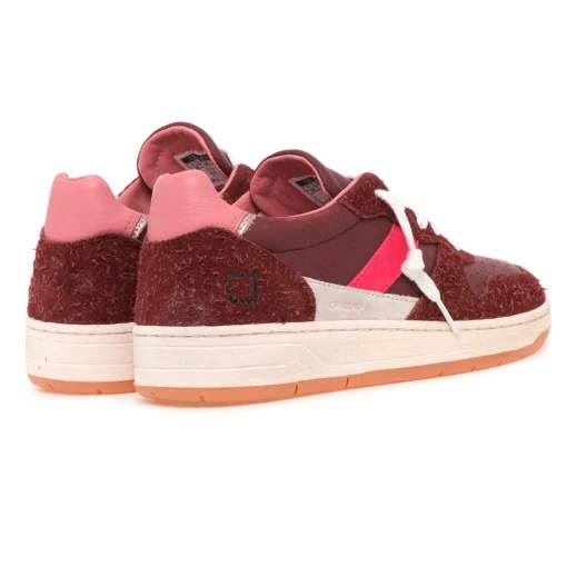 Sneaker D.A.T.E Court 2.0 colored in pelle e camoscio