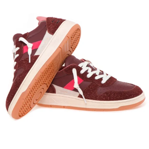 Sneaker D.A.T.E Court 2.0 colored in pelle e camoscio