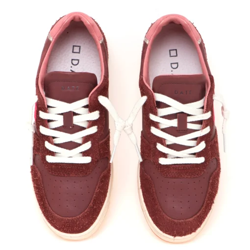 Sneaker D.A.T.E Court 2.0 colored in pelle e camoscio