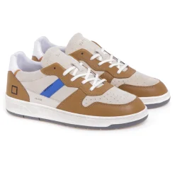 Sneaker D.A.T.E. Court 2.0 Pop in camoscio e pelle