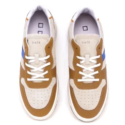 Sneaker D.A.T.E. Court 2.0 Pop in camoscio e pelle
