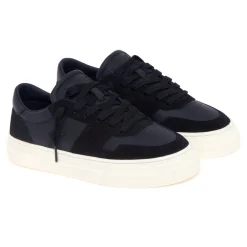 Sneaker D.A.T.E. "Studio" in pelle e camoscio