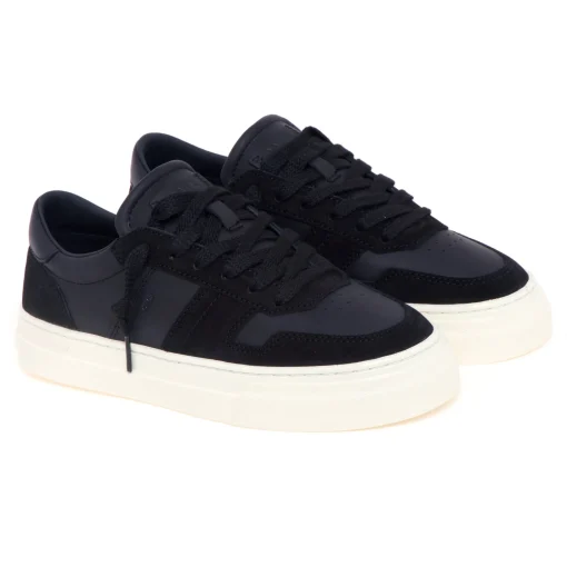 Sneaker D.A.T.E. "Studio" in pelle e camoscio