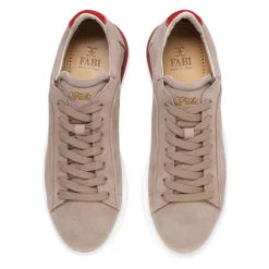 Sneaker Fabi in camoscio