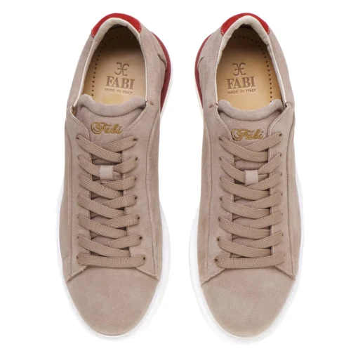 Sneaker Fabi in camoscio
