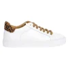 Sneaker Hide & Jack in pelle con talloncino in cavallino maculato