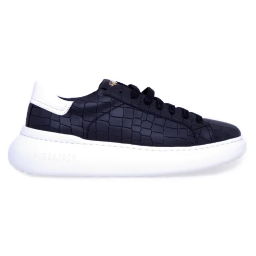 Sneaker Hide & Jack in pelle stampata con suola oversize