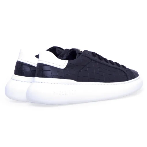 Sneaker Hide & Jack in pelle stampata con suola oversize