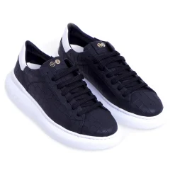 Sneaker Hide & Jack in pelle stampata con suola oversize