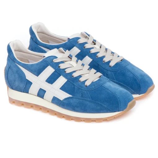 Sneaker Hogan 86er in camoscio e pelle