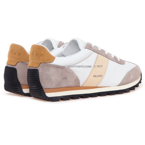 Sneaker Hogan 86er in pelle e camoscio