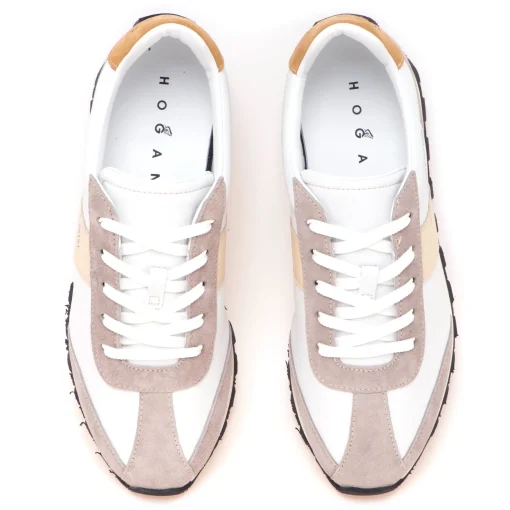 Sneaker Hogan 86er in pelle e camoscio