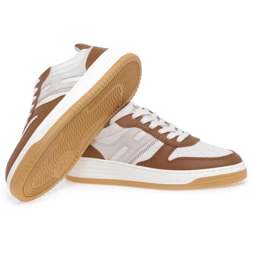 Sneaker Hogan H630 basket in pelle e camoscio