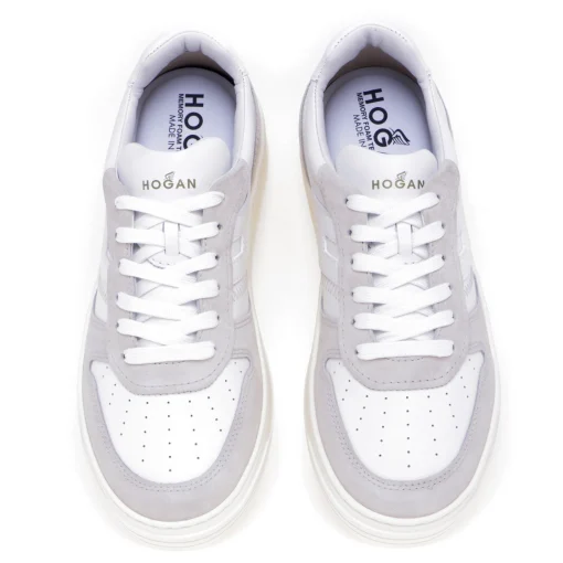 Sneaker Hogan H630 basket in pelle e camoscio