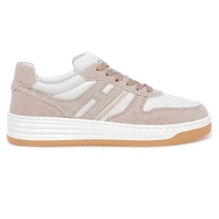Sneaker Hogan H630 basket low in pelle e canvas