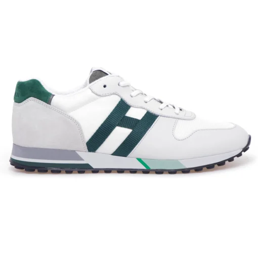 Sneaker Hogan H383 in camoscio e tessuto