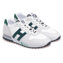 Sneaker Hogan H383 in camoscio e tessuto