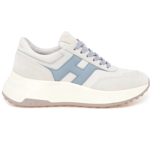 Sneaker Hogan Hi-Fi in camoscio e pelle
