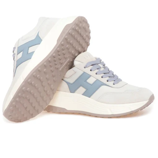 Sneaker Hogan Hi-Fi in camoscio e pelle