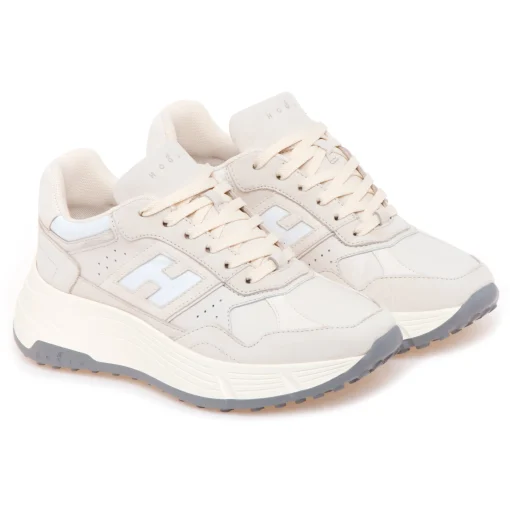 Sneaker Hogan Hi-Fi in nabuck e pelle