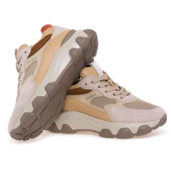 Sneaker Hogan Hyperactive in camoscio e tessuto