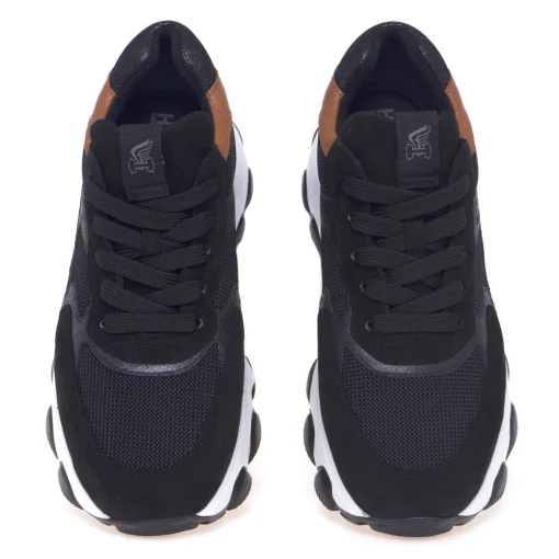 Sneaker Hogan Hyperactive in camoscio e tessuto