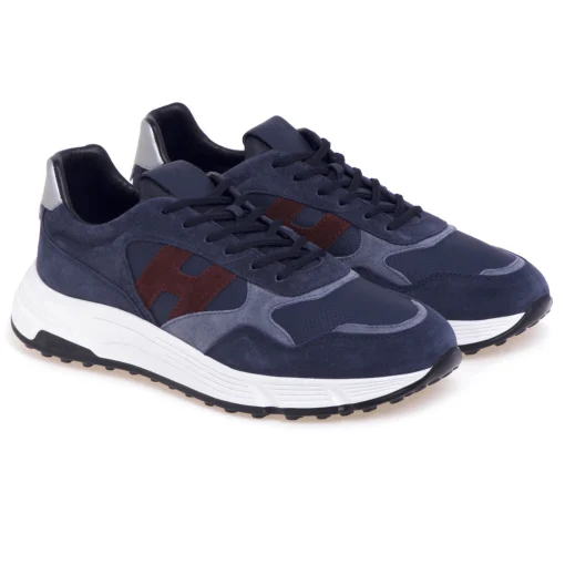 Sneaker Hogan Hyperlight in camoscio e pelle