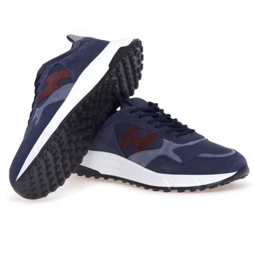 Sneaker Hogan Hyperlight in camoscio e pelle