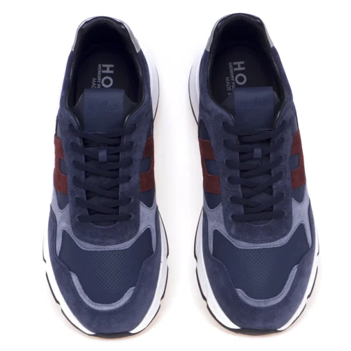 Sneaker Hogan Hyperlight in camoscio e pelle
