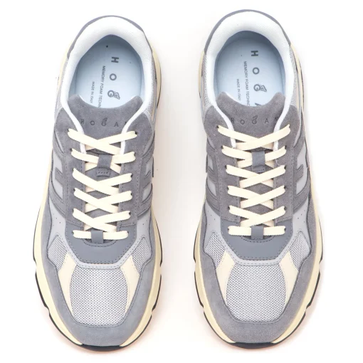 Sneaker Hogan Hyperlight in camoscio e tessuto