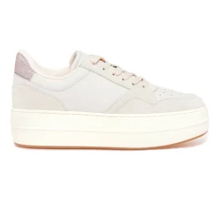 Sneaker Hogan Skyscraper in pelle e camoscio con maxi pltaform