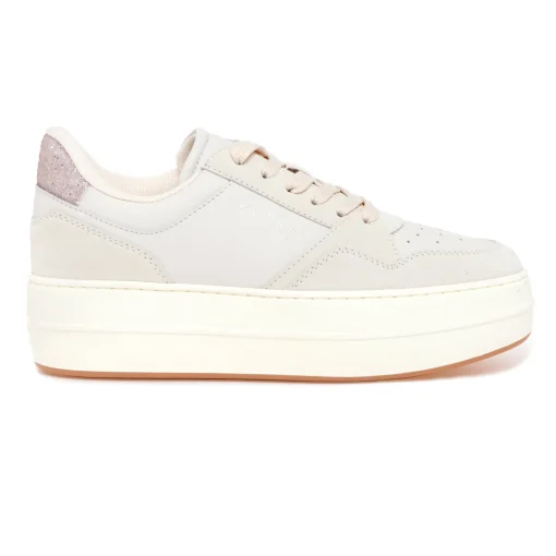 Sneaker Hogan Skyscraper in pelle e camoscio con maxi pltaform