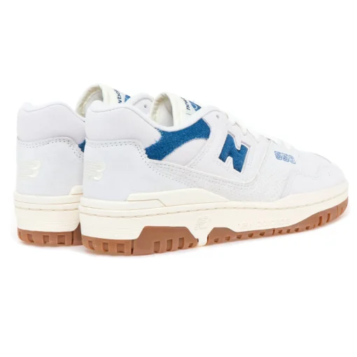 Sneaker New Balance 550 in camoscio e canvas