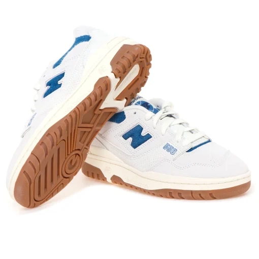 Sneaker New Balance 550 in camoscio e canvas