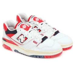 Sneaker New Balance 550 in pelle effetto vintage
