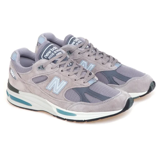 Sneaker New Balance 991 v2 in camoscio e mesh