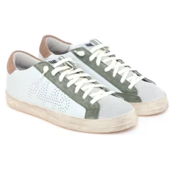 Sneaker P448 John in pelle e camoscio