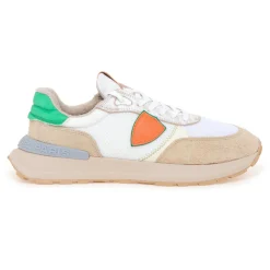 Sneaker Philippe Model Antibes in camoscio e tessuto