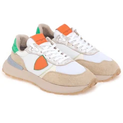 Sneaker Philippe Model Antibes in camoscio e tessuto