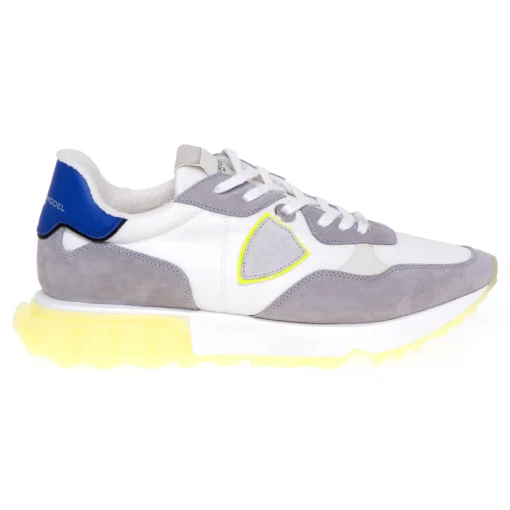 Sneaker Philippe Model "La Rue" in camoscio e tessuto