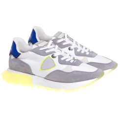 Sneaker Philippe Model "La Rue" in camoscio e tessuto