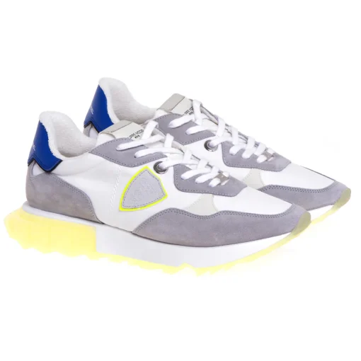 Sneaker Philippe Model "La Rue" in camoscio e tessuto